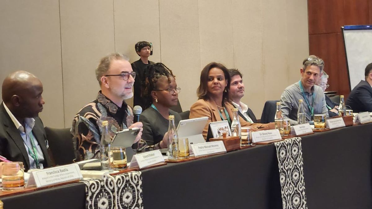 DSG Moreno speaks about critical minerals at event in Indonesia.